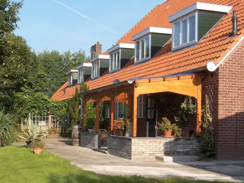 Freistehender Ferienhof mitten im Polder