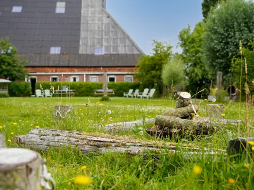 Gemütliches Ferienhaus mit Sauna, finnischer Kota und großem Garten