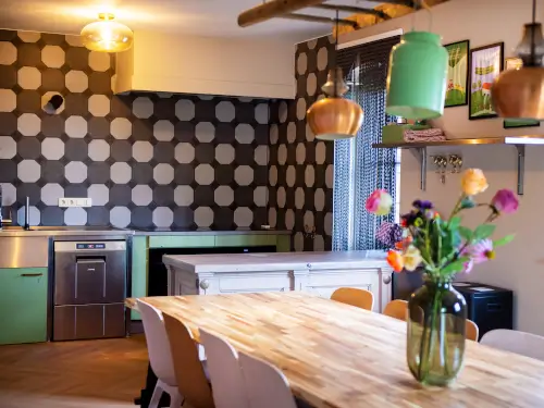 Modernes Ferienhaus zwischen den Obstgärten an der Maas
